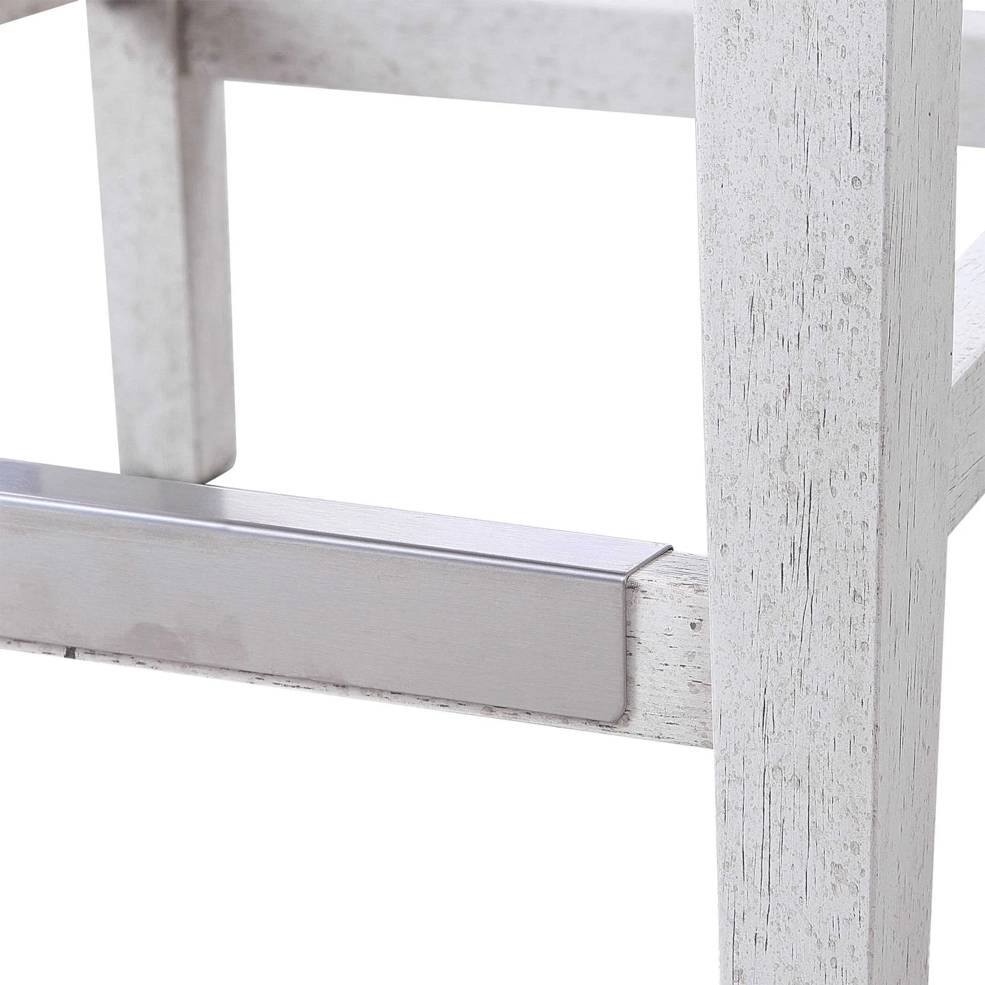 Brazos Counter Stool by Uttermost in gray. Made from rubber wood, plywood, fabric, foam in a modern style.