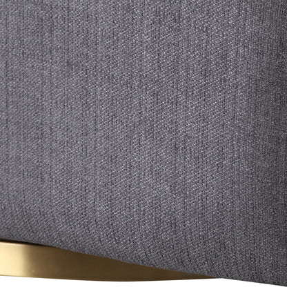 Cuthbert Modern Swivel Chair by Uttermost. Made from stainless steel, plywood, hardwood, foam, fabric in a transitional style.