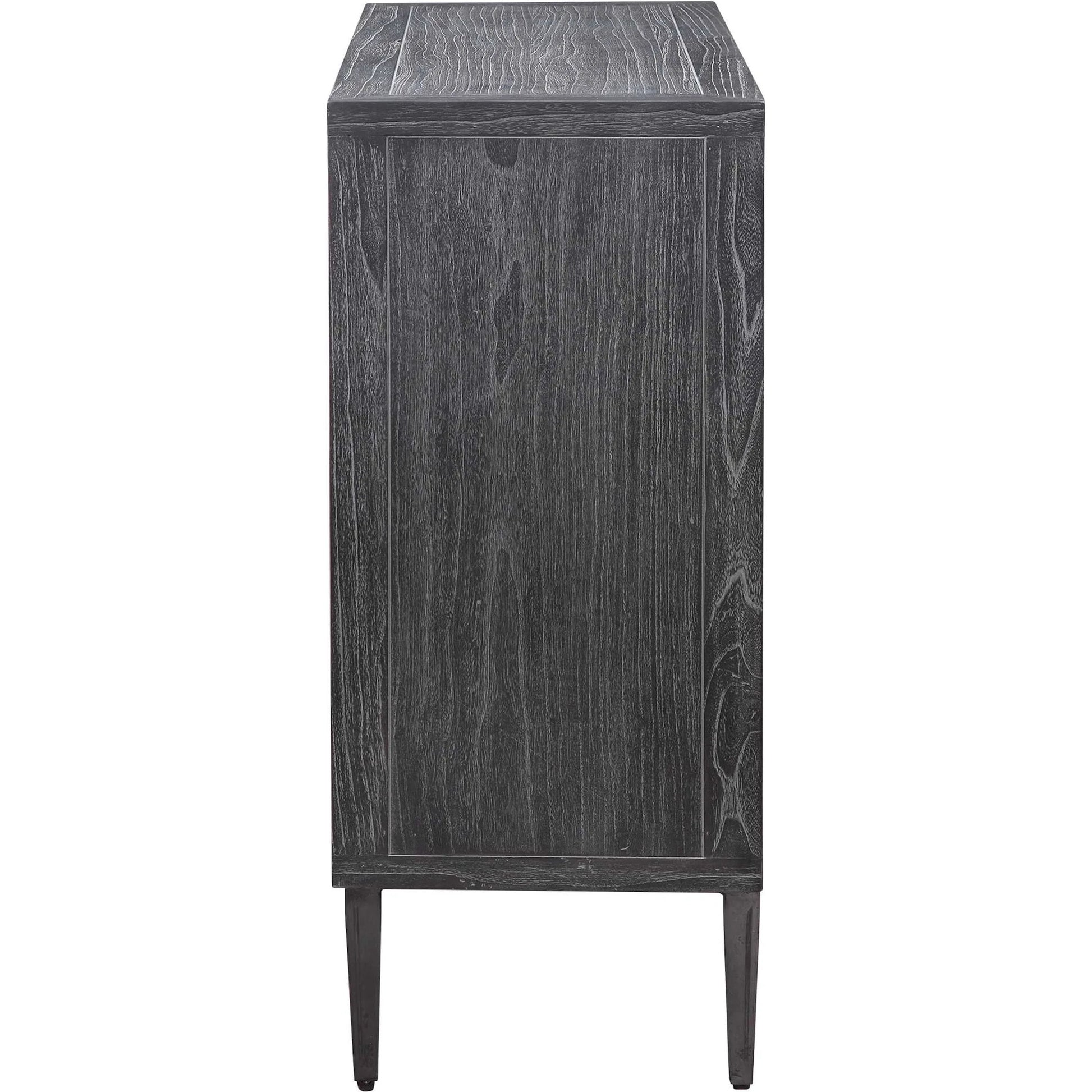 Laurentia Accent Cabinet by Uttermost. Made from elm, elm (venner), oak (venner), iron, plywood in a modern style.