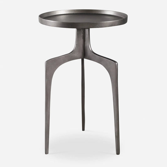 Kenna Accent Table by Uttermost. Made from aluminum in a eclectic & global style.