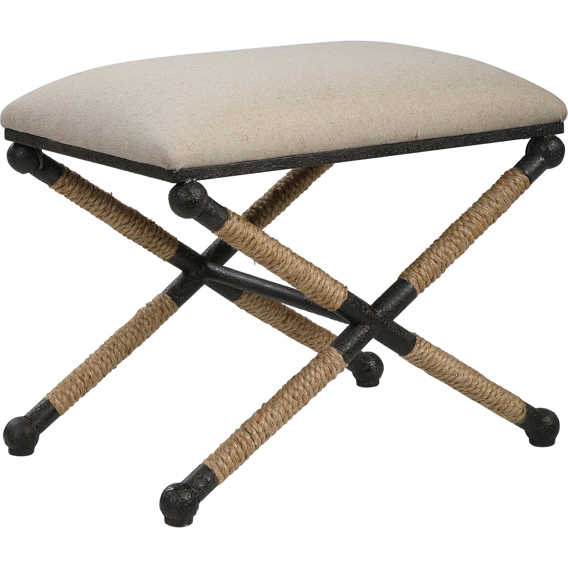 Firth Small Bench by Uttermost. Made from unique in a coastal style.
