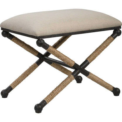 Firth Small Bench by Uttermost. Made from unique in a coastal style.