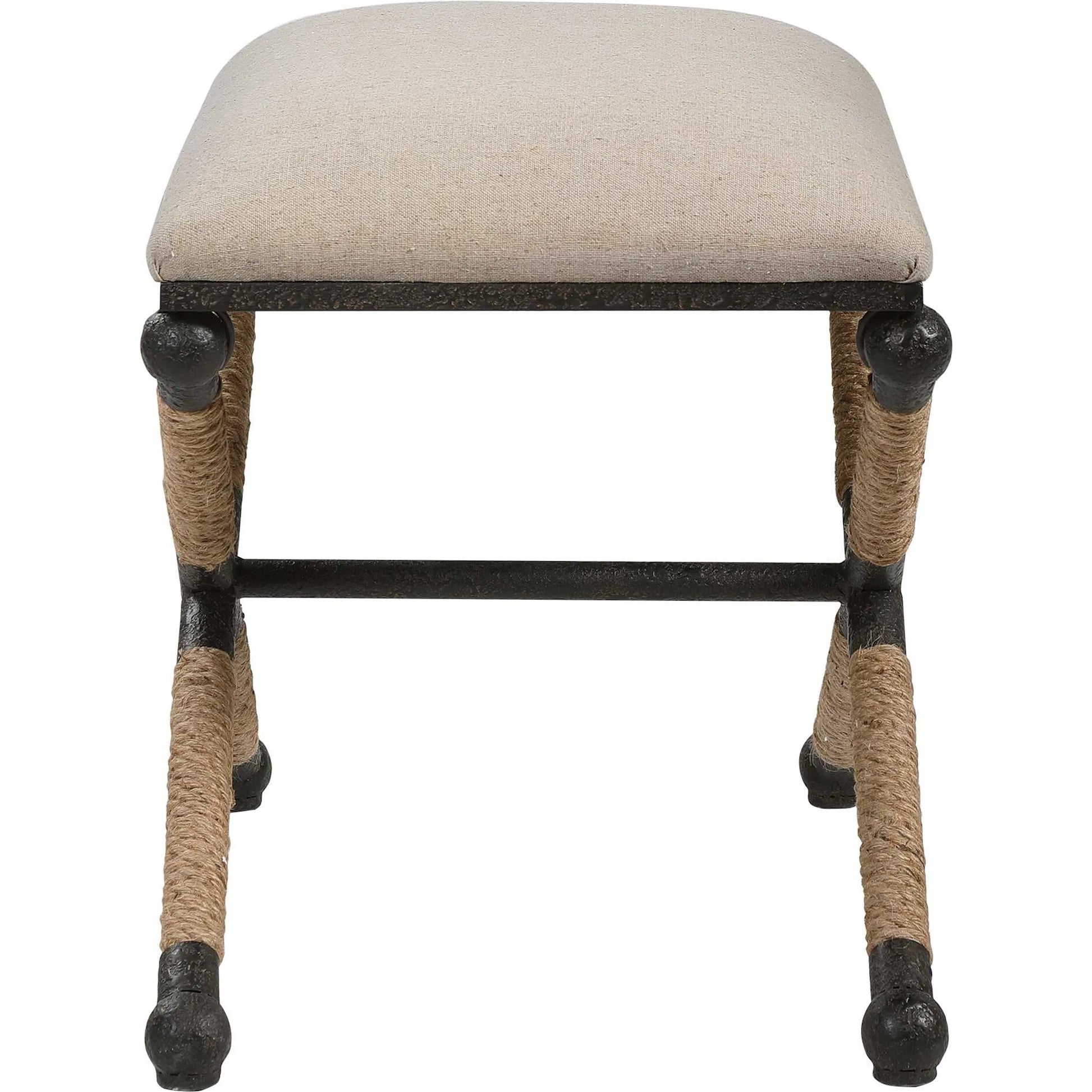Firth Small Bench by Uttermost. Made from unique in a coastal style.