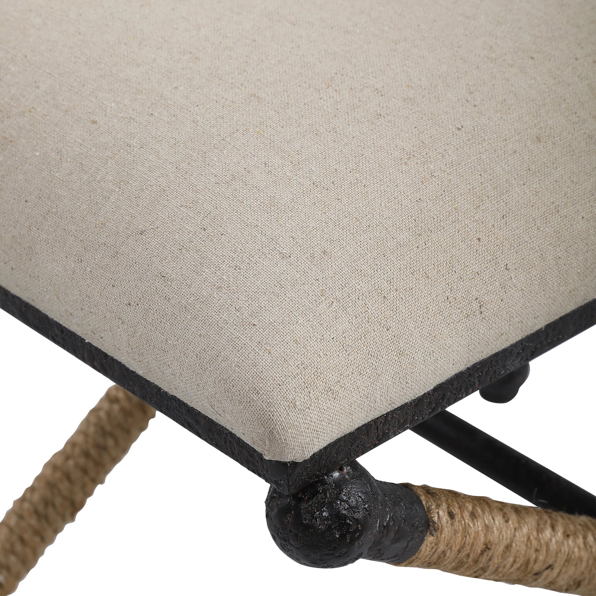 Firth Small Bench by Uttermost. Made from unique in a coastal style.
