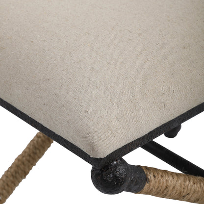 Firth Small Bench by Uttermost. Made from unique in a coastal style.