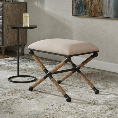 Firth Small Bench by Uttermost. Made from unique in a coastal style.