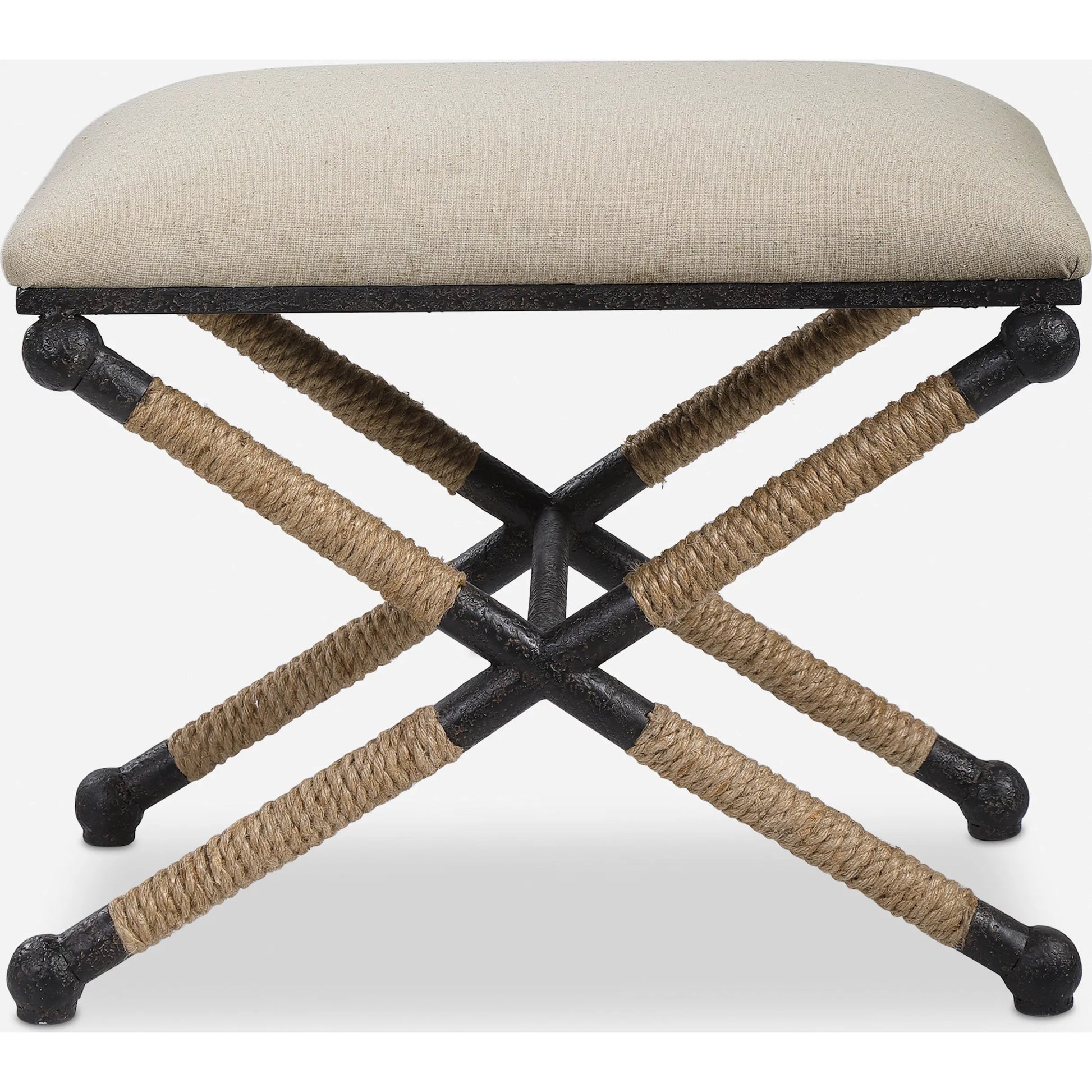 Firth Small Bench by Uttermost. Made from unique in a coastal style.