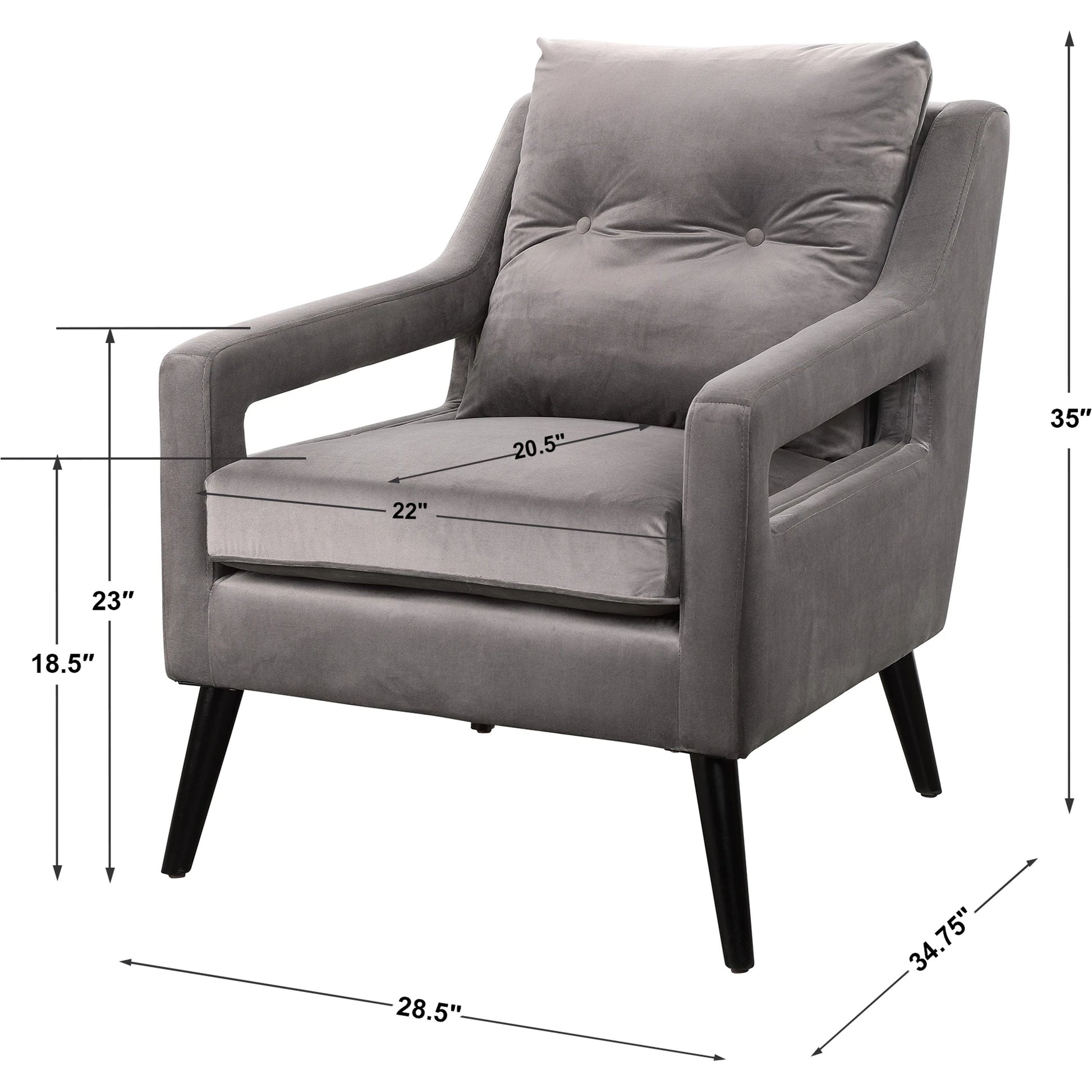 O'Brien Armchair by Uttermost. Made from unique in a modern style.