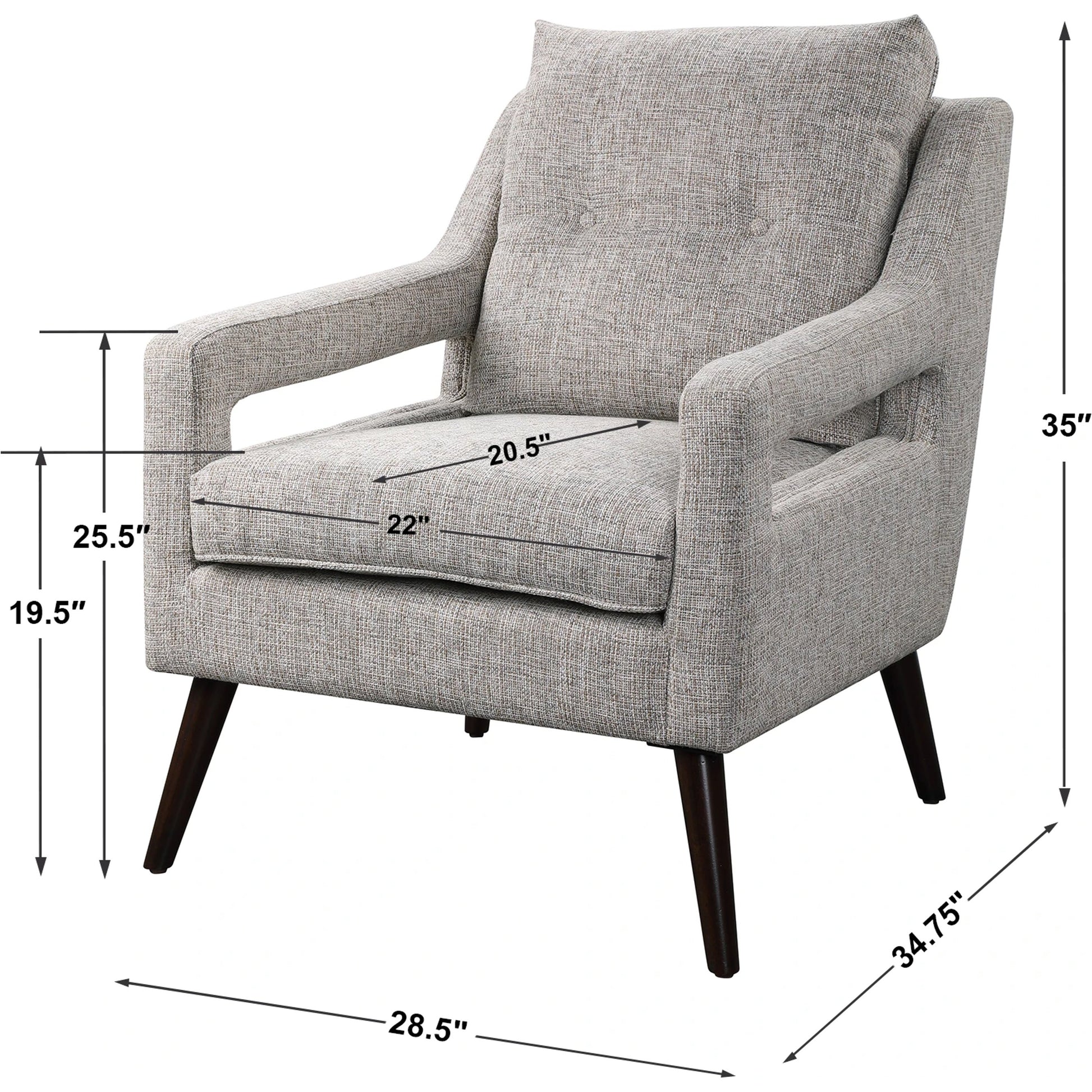 O'Brien Armchair by Uttermost. Made from unique in a modern style.