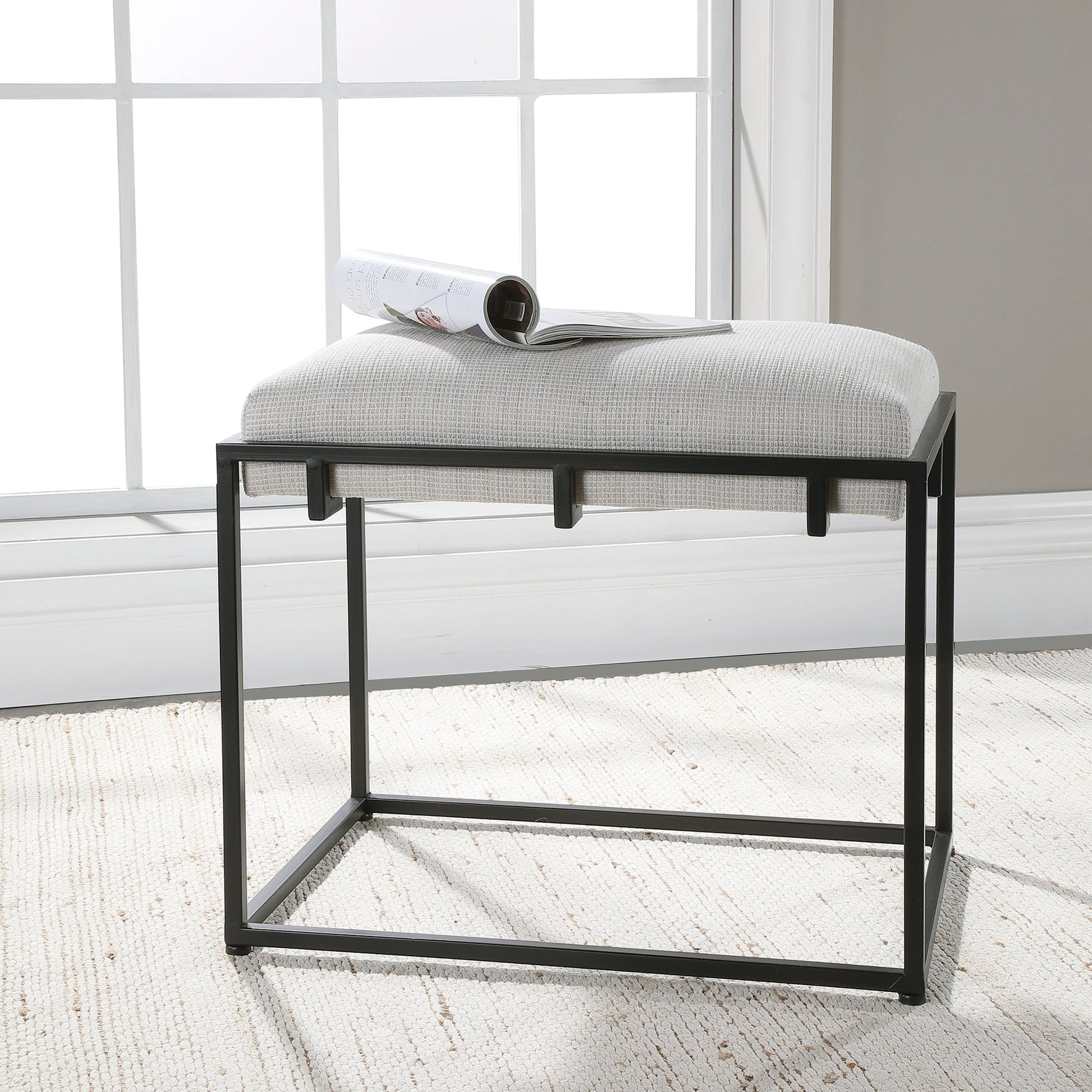 Paradox Small Bench by Uttermost. Made from unique in a modern style.