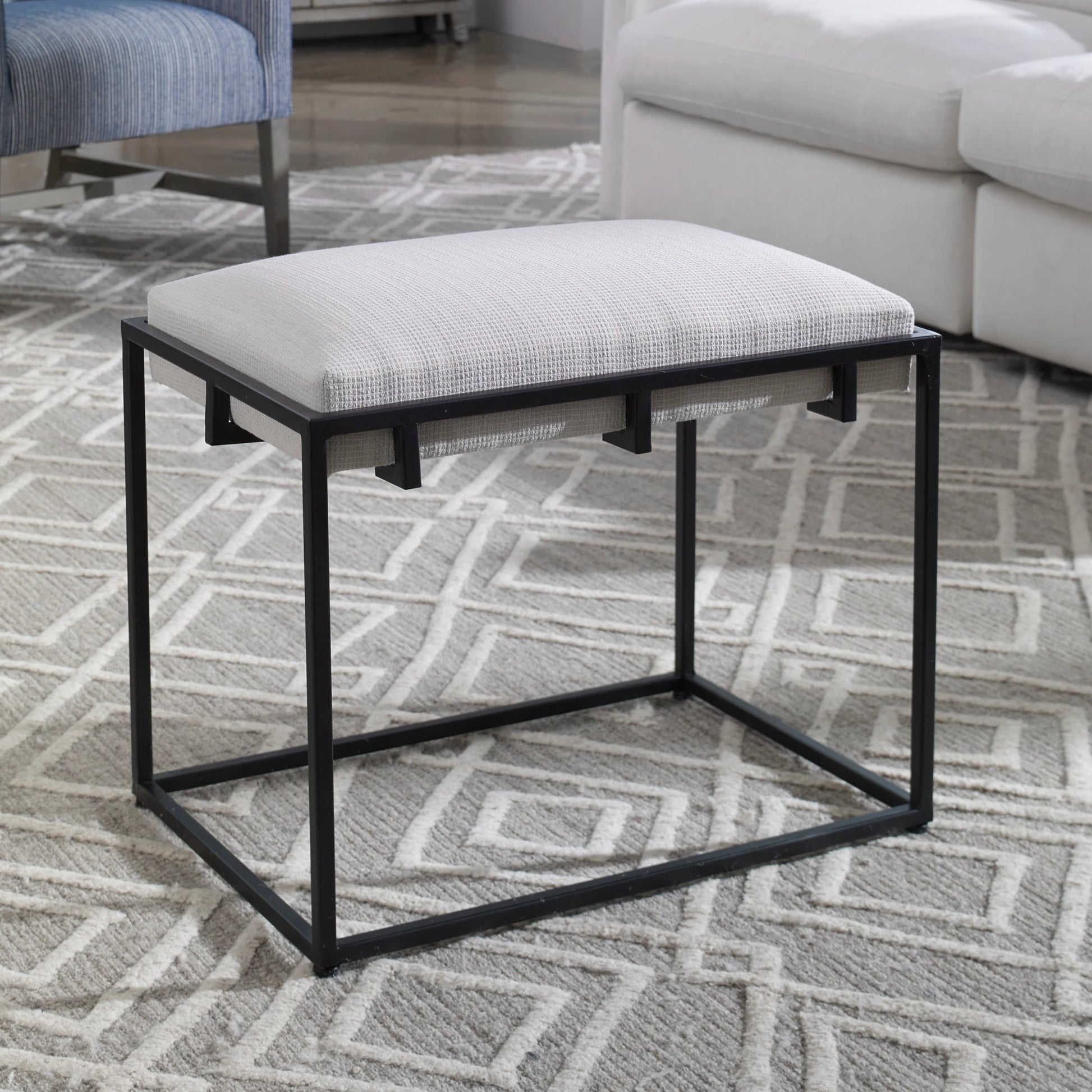 Paradox Small Bench by Uttermost. Made from unique in a modern style.