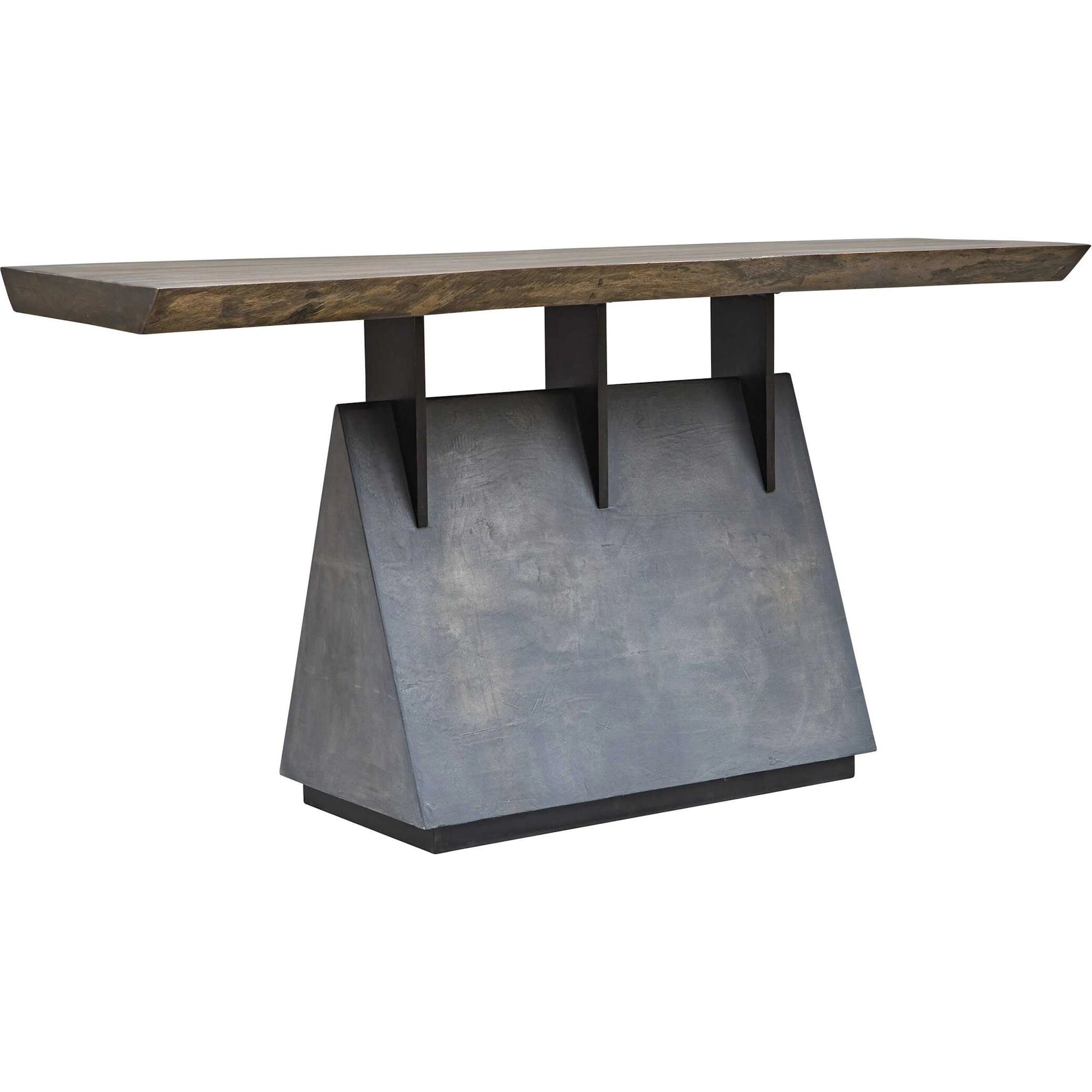 Vessel Console Table by Uttermost. Made from mahogany wood with iron, title tsca vi in a modern style.
