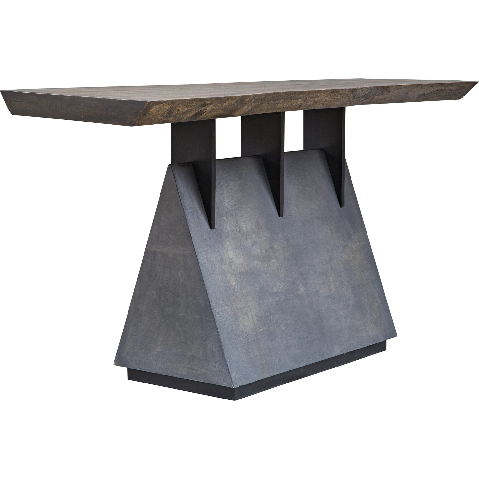 Vessel Console Table by Uttermost. Made from mahogany wood with iron, title tsca vi in a modern style.