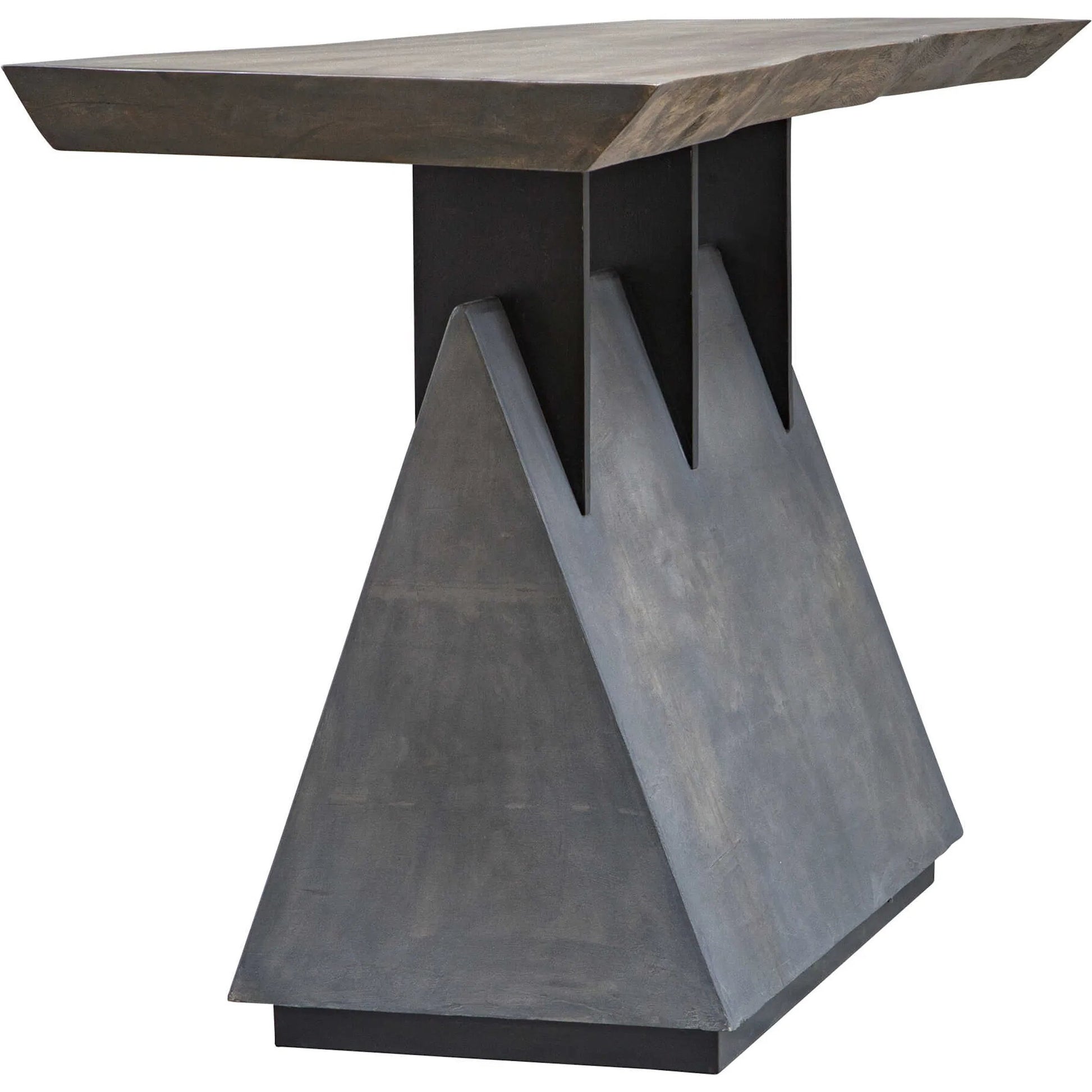 Vessel Console Table by Uttermost. Made from mahogany wood with iron, title tsca vi in a modern style.