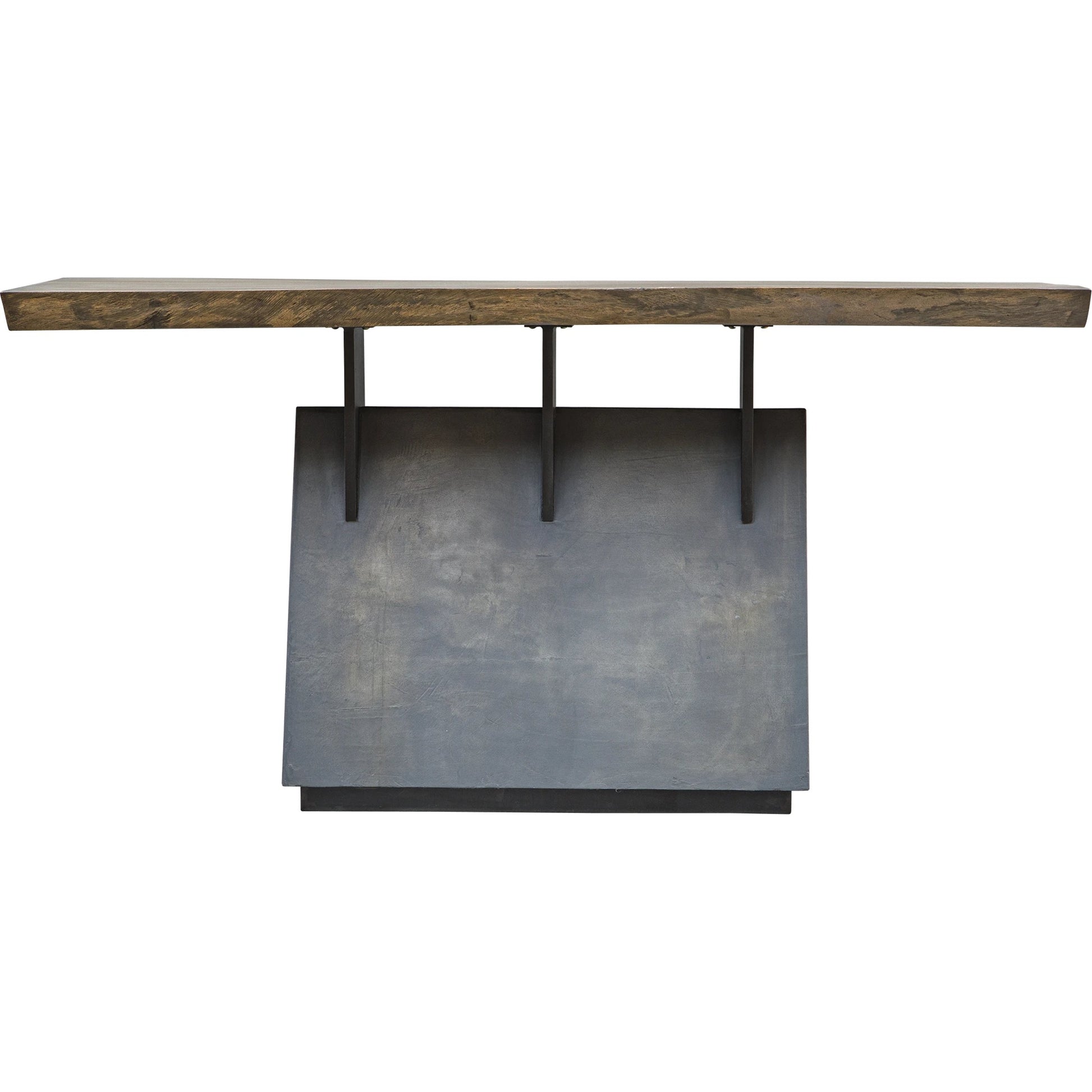 Vessel Console Table by Uttermost. Made from mahogany wood with iron, title tsca vi in a modern style.