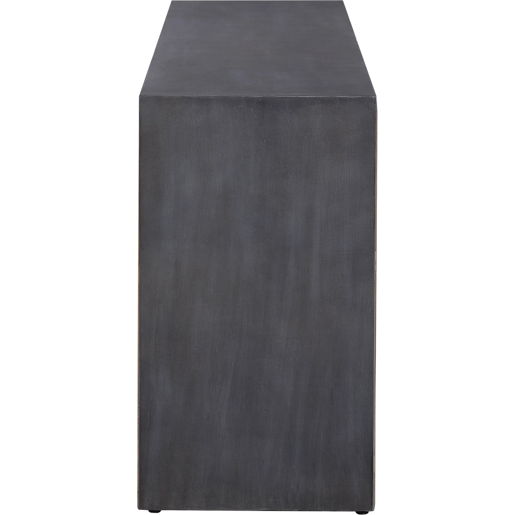 Vail Console Table by Uttermost in natural, gray. Made from reclaimed elm, plywood, concrete in a eclectic & global style.