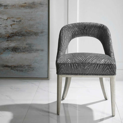 Amalia Accent Chair (Set of 2) by Uttermost. Made from rubber wood, bent wood, plywood, fabric, foam in a transitional style.