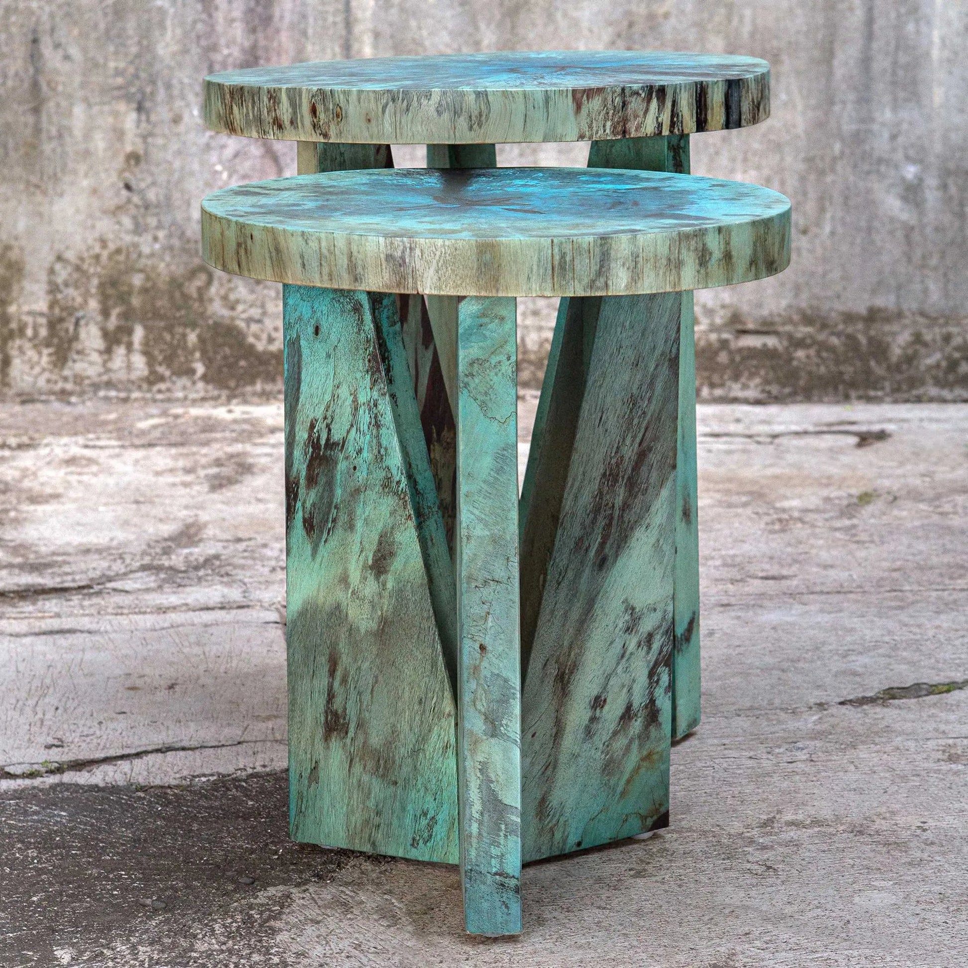 Nadette Nesting Tables by Uttermost. Made from unique in a eclectic & global style.