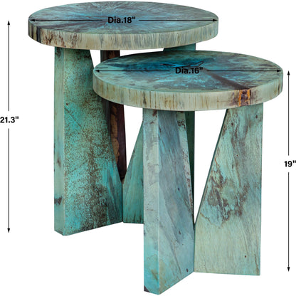 Nadette Nesting Tables by Uttermost. Made from unique in a eclectic & global style.