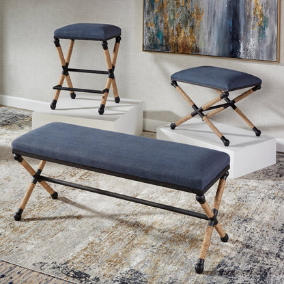 Firth Small Bench by Uttermost. Made from unique in a coastal style.