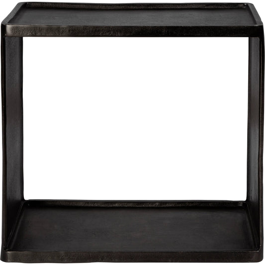 Derwent Side Table by Uttermost. Made from aluminum in a modern style.