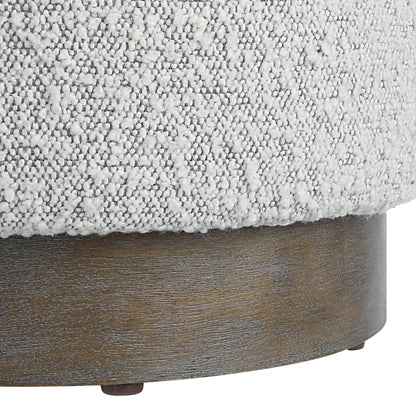 Avila Ottoman by Uttermost. Made from unique in a transitional style.