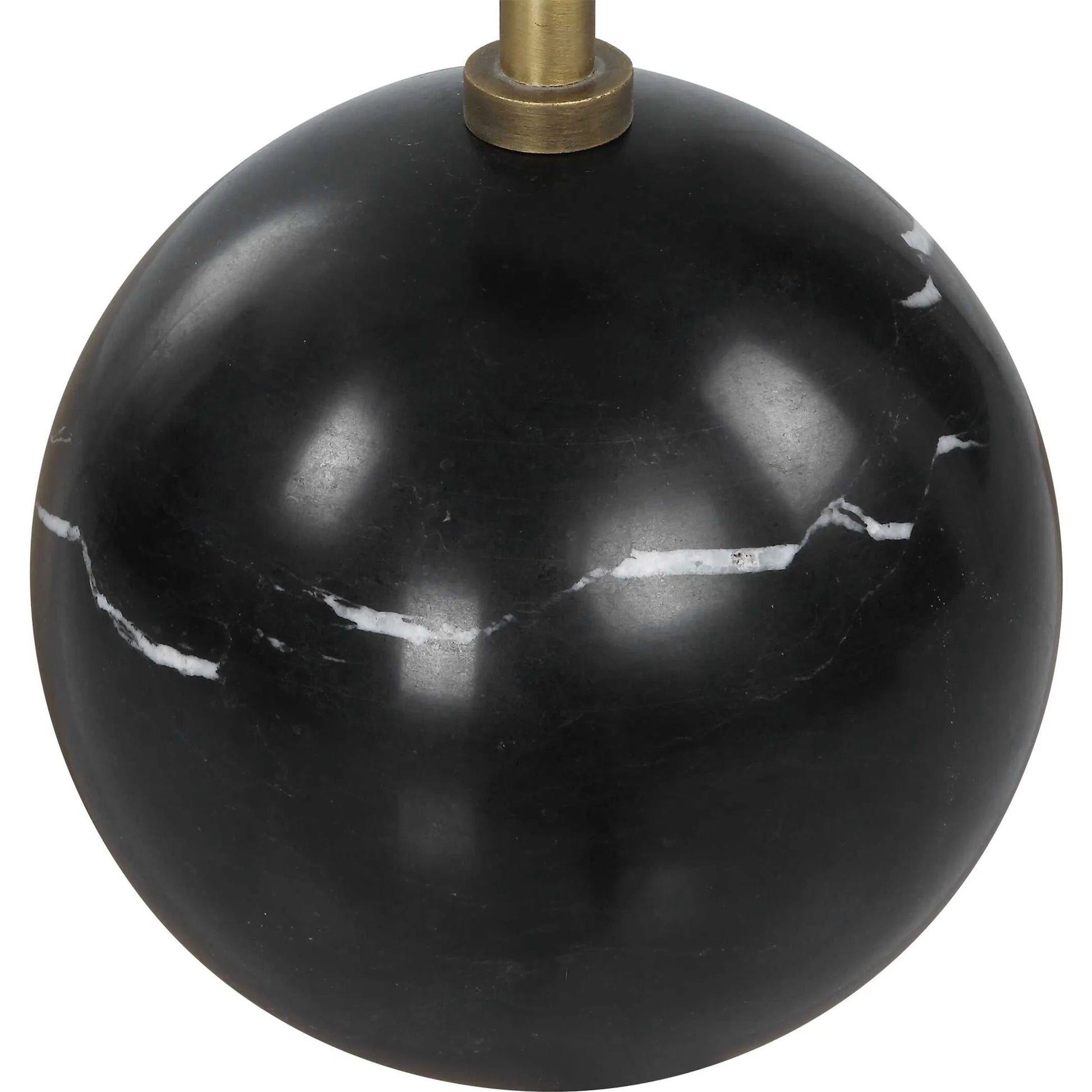 Gimlet Drink Table by Uttermost. Made from metal, marble, solid brass in a modern style.