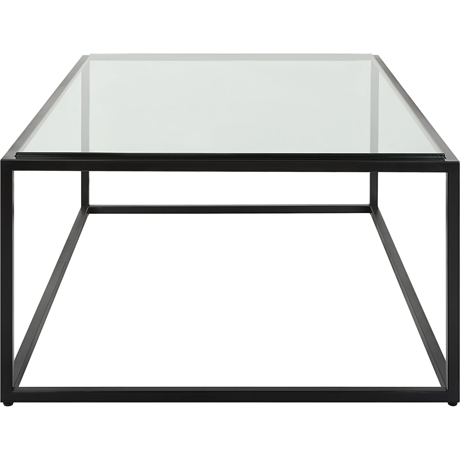 Bravura Coffee Table by Uttermost. Made from iron, tempered glass in a modern style.
