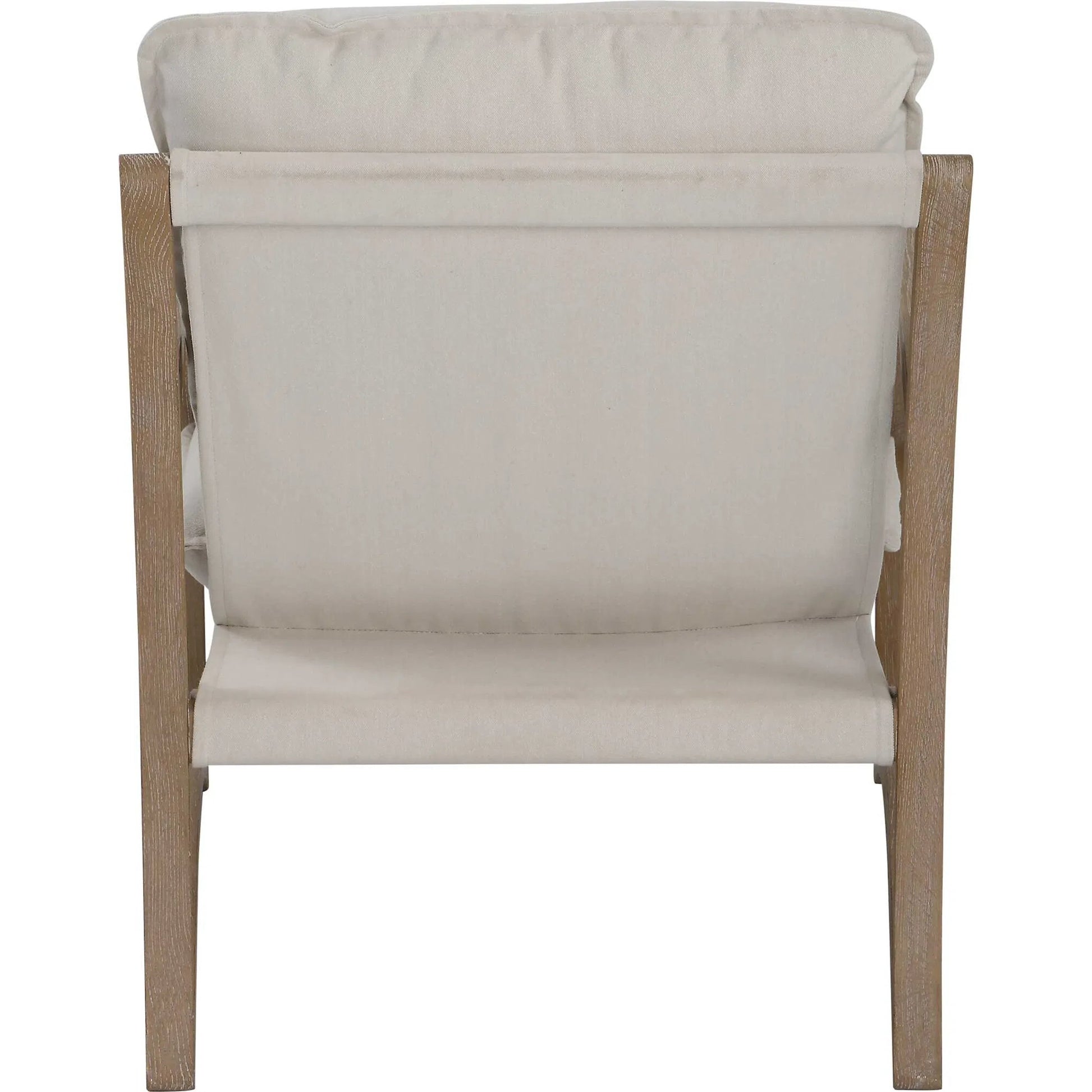 Melora Accent Chair by Uttermost in ceruse oak. Made from oak solid wood, fabric, metal, foam in a modern style.