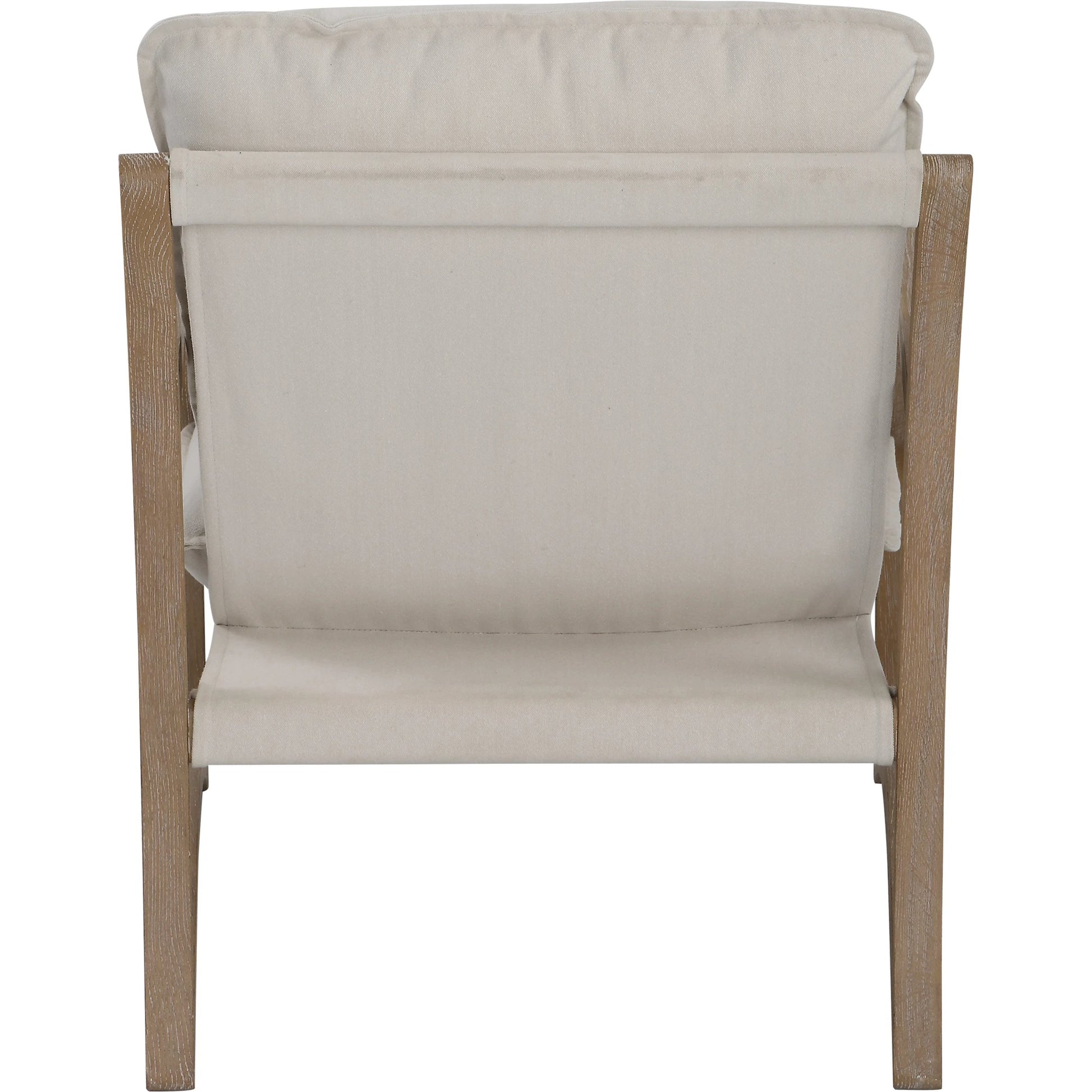 Melora Accent Chair by Uttermost in ceruse oak. Made from oak solid wood, fabric, metal, foam in a modern style.