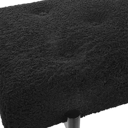 Olivier Bench by Uttermost. Made from stainless steel, fabric, plywood, foam in a modern style.