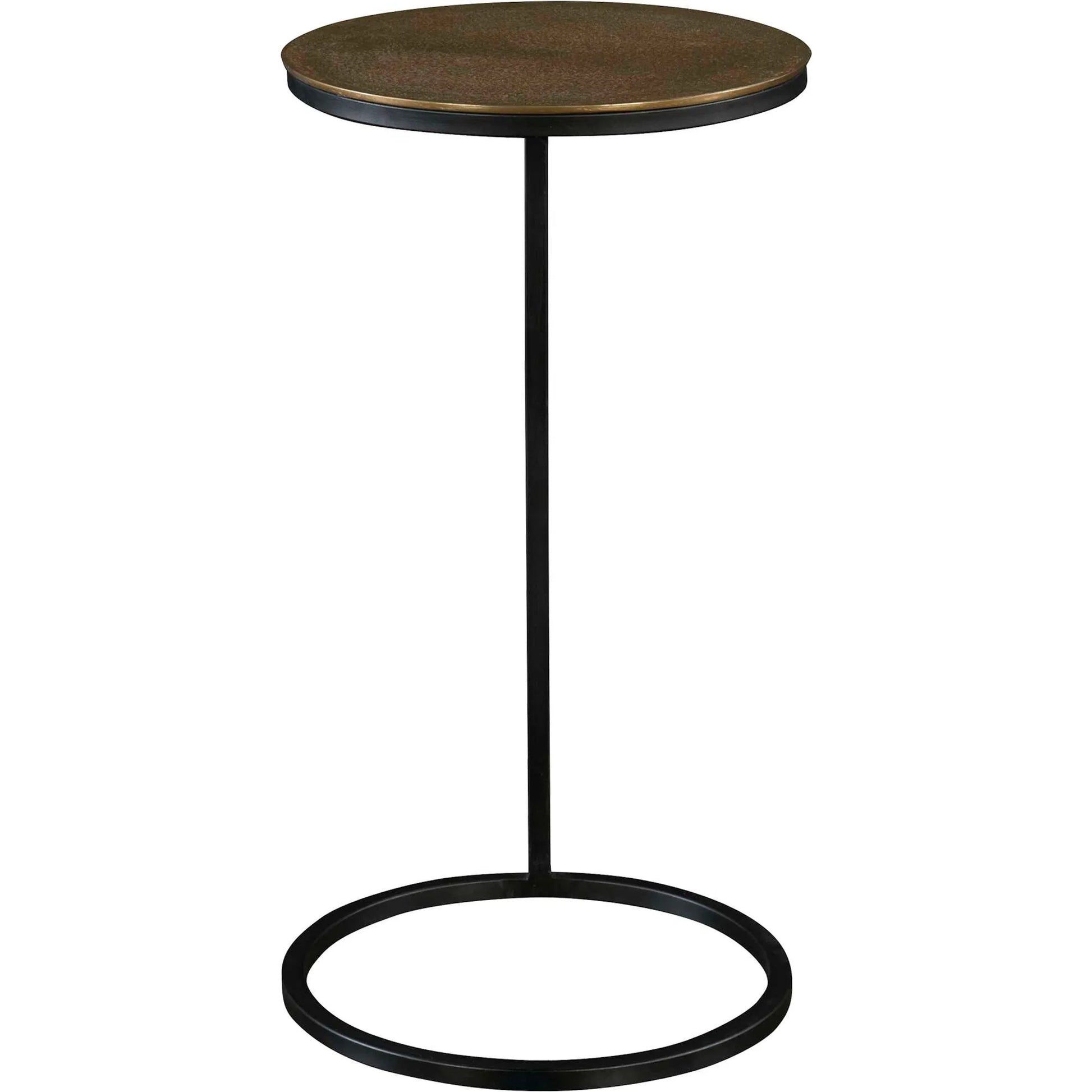Brunei Accent Table by Uttermost. Made from iron, aluminum in a modern style.