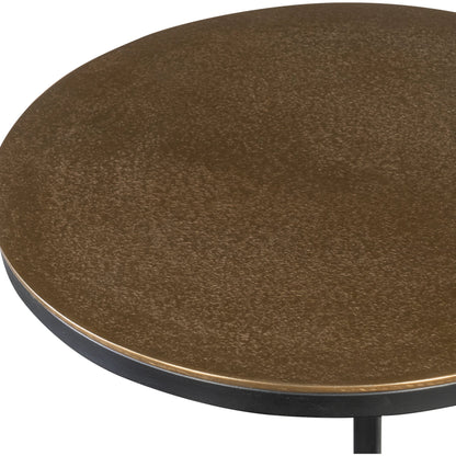 Brunei Accent Table by Uttermost. Made from iron, aluminum in a modern style.