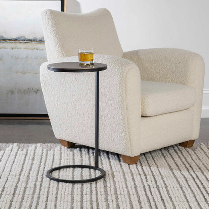 Brunei Accent Table by Uttermost. Made from iron, aluminum in a modern style.