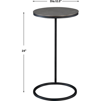 Brunei Accent Table by Uttermost. Made from iron, aluminum in a modern style.