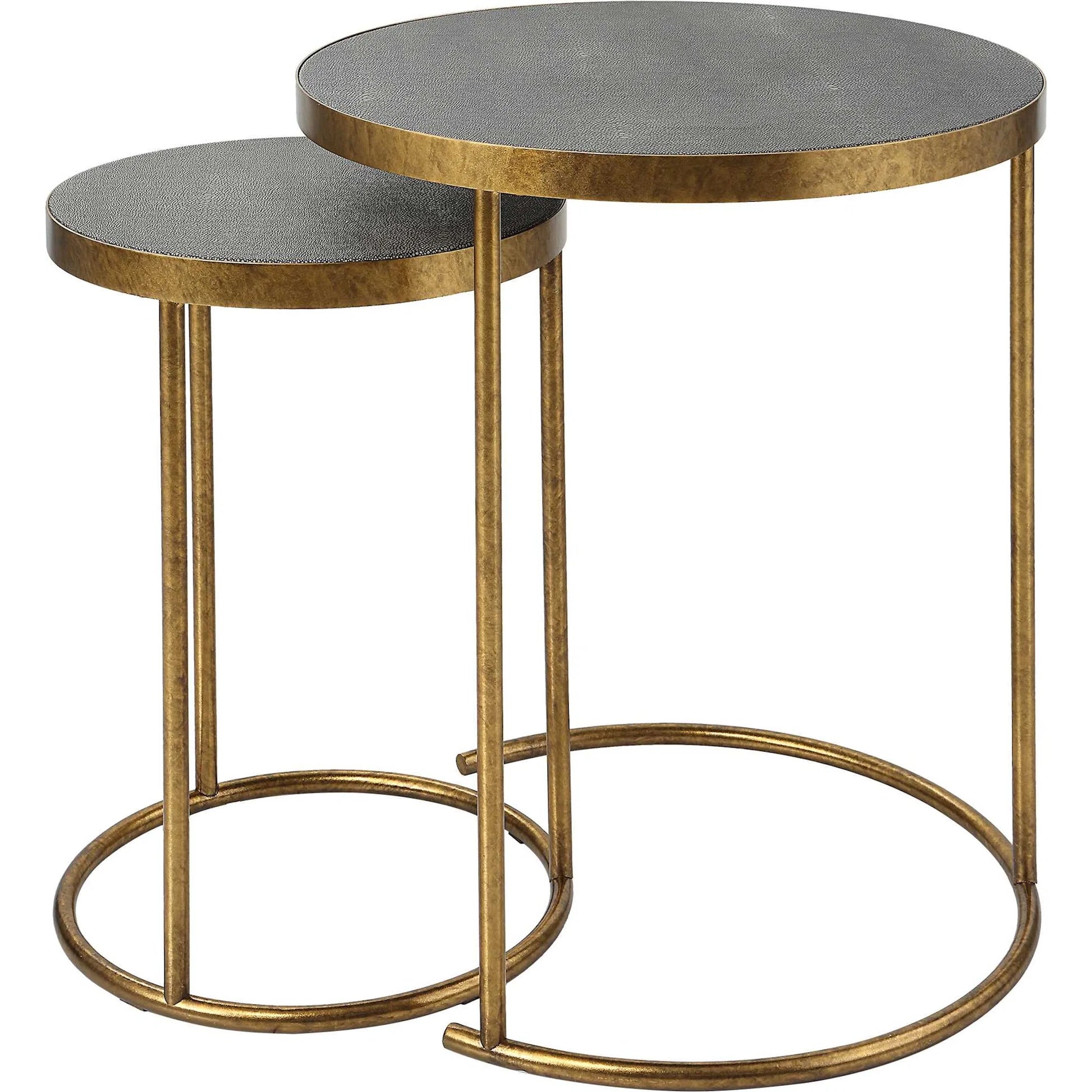 Aragon Nesting Tables (Set of 2) by Uttermost. Made from unique in a modern style.