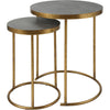 Antique Brass, Gray Shagreen