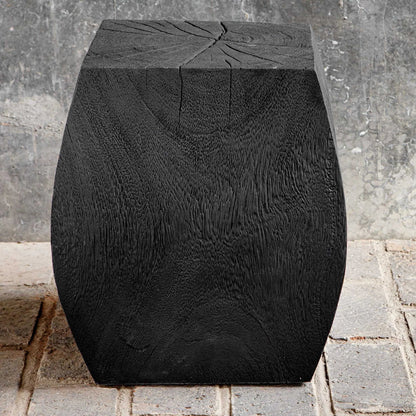 Grove Accent Stool by Uttermost. Made from suar wood in a modern style.