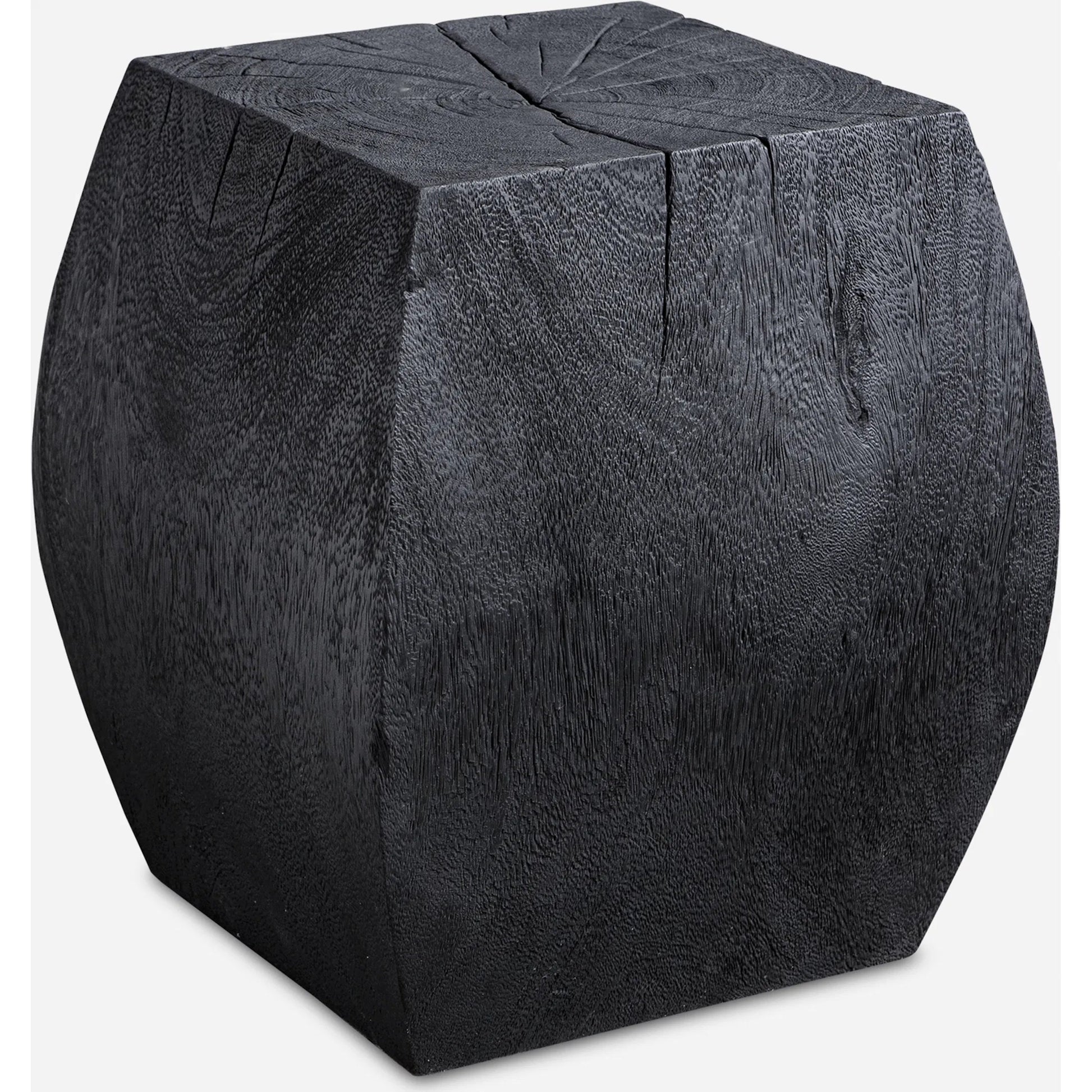 Grove Accent Stool by Uttermost. Made from suar wood in a modern style.