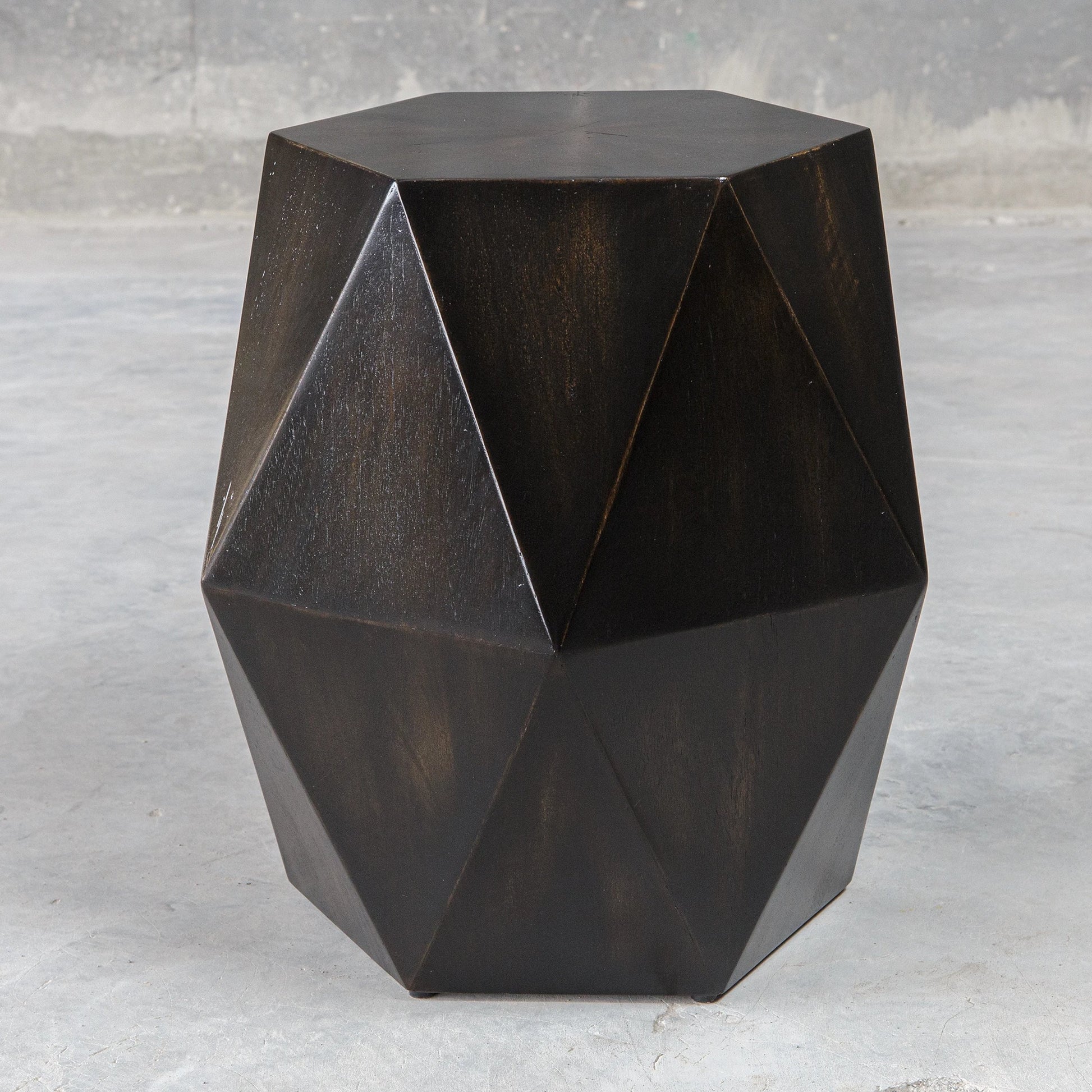 Volker Accent Table by Uttermost. Made from java mix wood, mdf, veneer in a modern style.