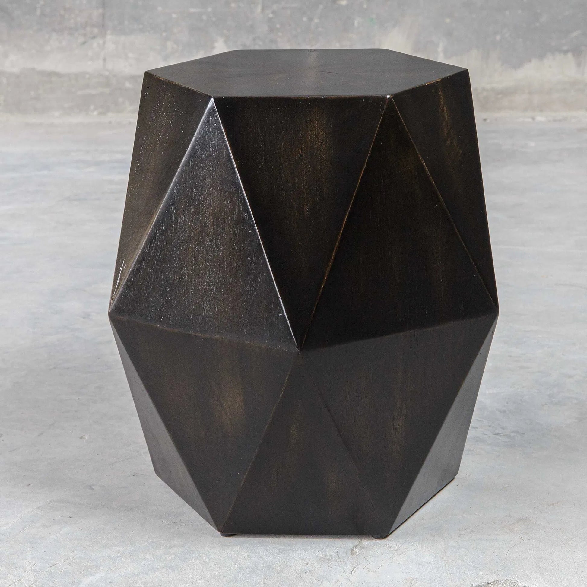 Volker Accent Table by Uttermost. Made from java mix wood, mdf, veneer in a modern style.