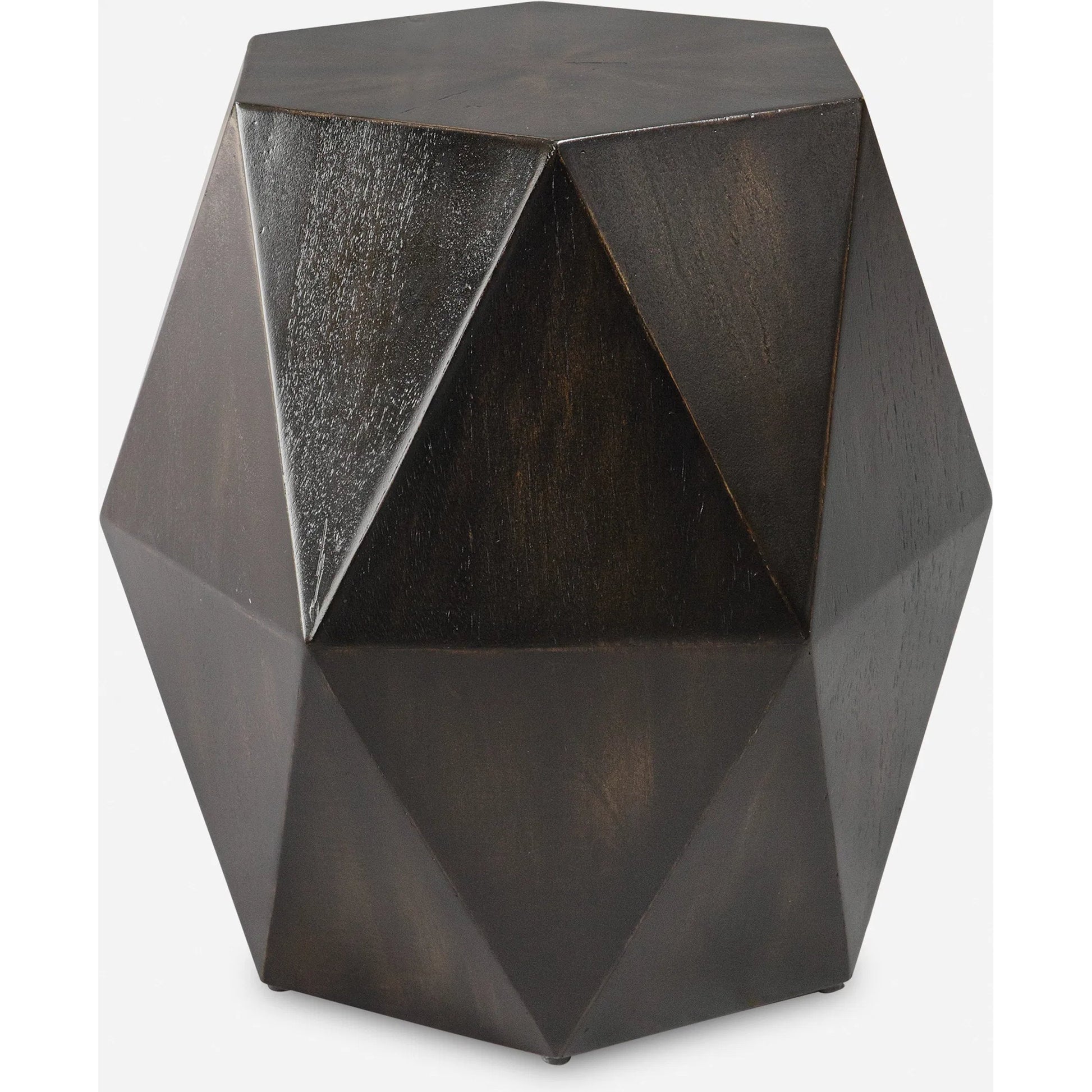 Volker Accent Table by Uttermost. Made from java mix wood, mdf, veneer in a modern style.