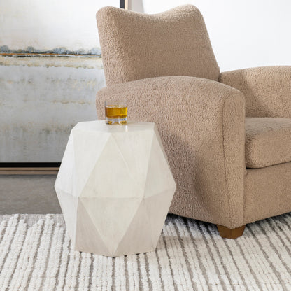 Volker Accent Table by Uttermost. Made from java mix wood, mdf, veneer in a modern style.