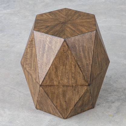 Volker Accent Table by Uttermost. Made from java mix wood, mdf, veneer in a modern style.