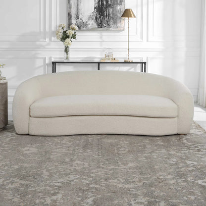 Capra Sofa by Uttermost in multi. Made from fabric, foam, plywood, oak in a modern style.