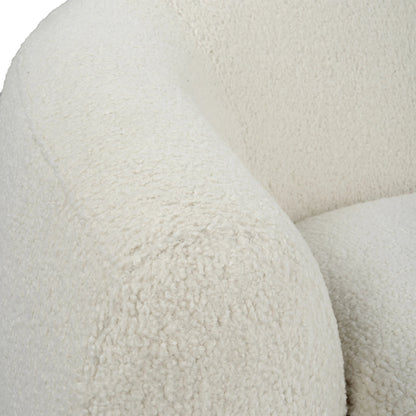 Capra Swivel Chair by Uttermost in multi. Made from fabric, foam, plywood, stainless steel in a modern style.