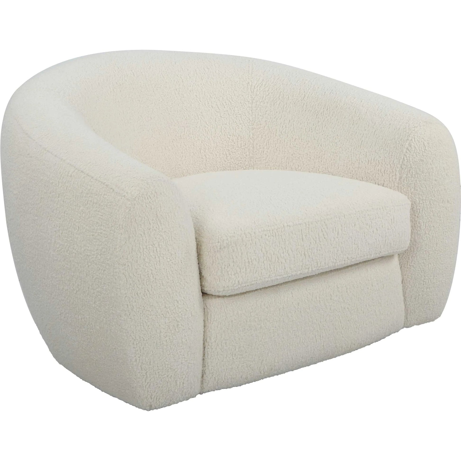 Capra Swivel Chair by Uttermost in multi. Made from fabric, foam, plywood, stainless steel in a modern style.
