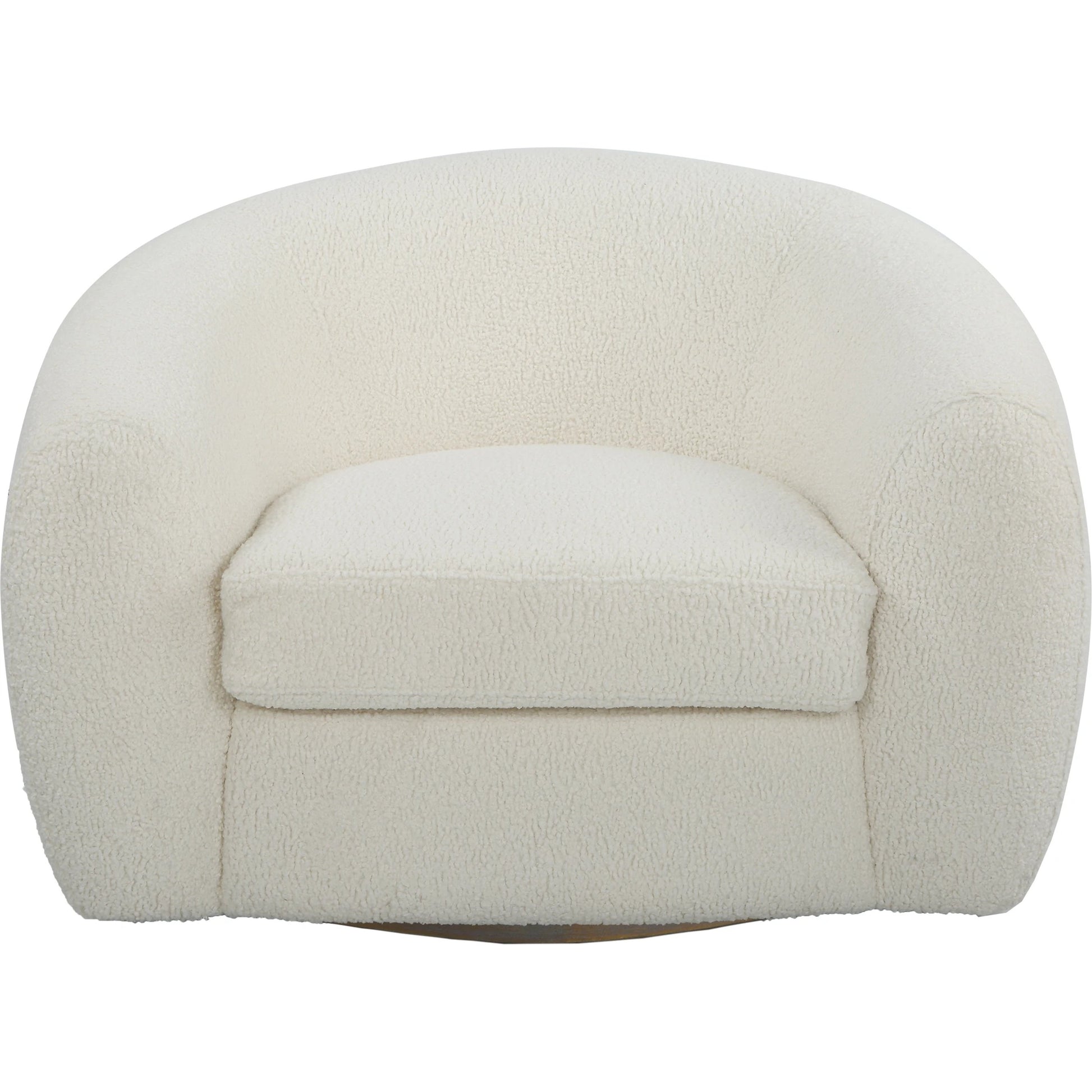 Capra Swivel Chair by Uttermost in multi. Made from fabric, foam, plywood, stainless steel in a modern style.