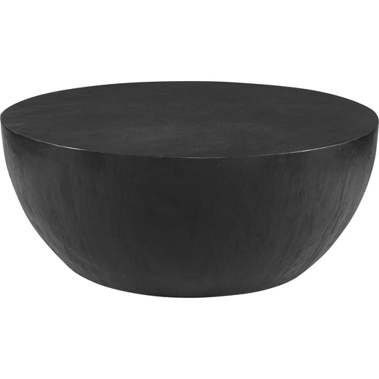 Lark Coffee Table by Uttermost in ebony. Made from title tsca vi with javawood, resin in a modern style.