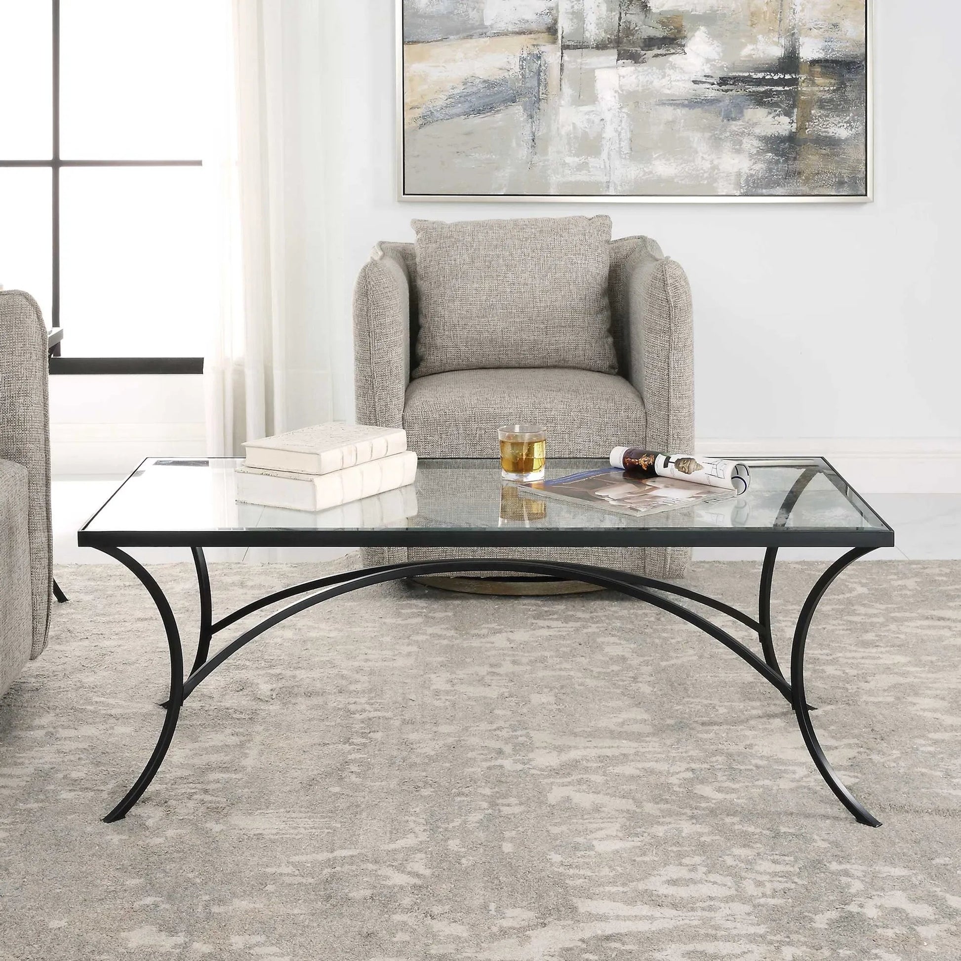 Alayna Coffee Table by Uttermost. Made from unique in a modern style.
